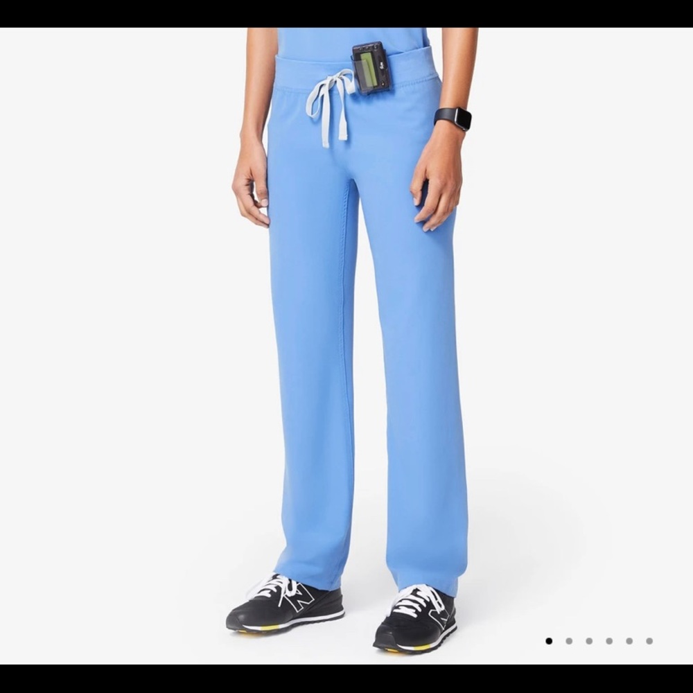 FIGS ceil blue scrub pant XS.